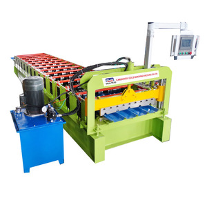 Metall dach eisen blatt zink metall roll forming gebäude material maschine - Product Image 3