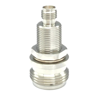 Adaptateur coaxial RF haute fréquence N/Sma-KYKBG, connecteur coaxial à ondes millimétriques, 50 ohms, matériau en acier inoxydable