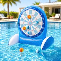 Jeu de lancer de balles gonflables en PVC, jouet interactif amusant, cible de fléchettes extérieure, cadeau pour plage, jardin, fête