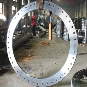 प्लेट गैल्वेनाइज्ड फ्लैंज बड़े व्यास जाली एस्म मानक फ्लैंज कार्बन स्टील फ्लैट वेल्डिंग फ्लैंज - Product Image 1