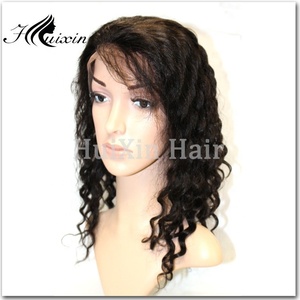 Venta directa de fábrica de alta calidad negro Natural de la onda Tina Turner Peluca de cabello humano - Product Image 3