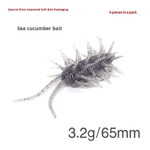 3.2g Prix Spécial, Appât Souple de Type Épine de Mer, Concombre de Mer, Chlorelle, Micro-Vibration pour Pêche au Bar - Product Image 3