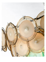 Lustre français de luxe en verre de Murano pour restaurant, salle à manger, chambre à coucher, bureau, éclairage duplex de qualité supérieure, design élégant