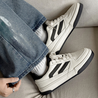 Chaussures basses décontractées pour hommes, blanches, sur mesure, 2026, antidérapantes, pour skateboard, marche, avec un nouveau design souple pour toutes les saisons
