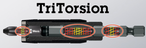 Jeu de 10 embouts Impaktor pour tournevis à tête M, chromés, 1/4 po C 6.3, OEM - Product Image 5