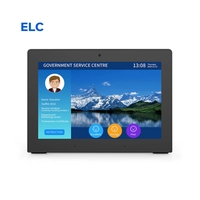 Appareil de bureau PoE en forme de L RK3399 de 14 pouces avec écran tactile Connectivité 4G Capacité de mémoire de 2 Go pour commander des tablettes