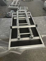 Hauteur réglable Cabine de DJ Éclairage Table Étagère Blanc Pliable Podium Stand IP65 Scène Truss Aluminium Éclairage Blanc IP65