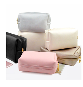 <span class=keywords><strong>Borsa</strong></span> cosmetica con cerniera in pelle sintetica resistente all'acqua per il trucco porta cosmetici da viaggio <span class=keywords><strong>borsa</strong></span> da toilette per regalo da donna - Product Image 2