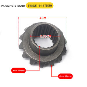 Dientes de paraguas de coche de cuatro ruedas 14/16 Paquete de dientes del eje trasero dientes de paraguas diferenciales - Product Image 3