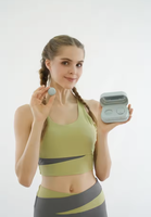 Masajeador EMS Inno IHC-8124L con Función de Calor, Alivia la Migraña y la Sequedad Ocular, para Rostro/Ojos, 145min de Carga, Tipo-C USB, 3 Modos de Intensidad, 10 Niveles