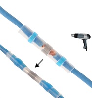 Connecteurs à sertir thermorétractables étanches pour soudure 0,25-6,0 mm² – Bornes de raccordement en étain pour fils