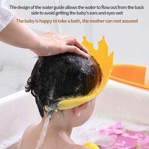 Gorro <span class=keywords><strong>de</strong></span> <span class=keywords><strong>baño</strong></span> ecológico ajustable para bebé, gorro <span class=keywords><strong>de</strong></span> protección para el lavado del cabello para niños, gorro <span class=keywords><strong>de</strong></span> <span class=keywords><strong>baño</strong></span> infantil ajustable impermeable - Product Image 4