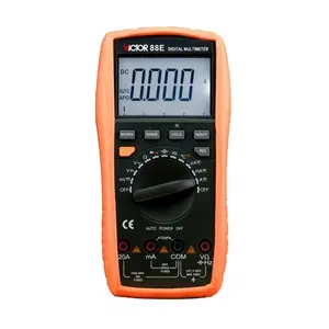 Yitensen/Victor 88E 3 3/4 Digit Auto/Manual Range True Rms Tester Multimeter Digitale 9V Batterij Condensator 200Uf