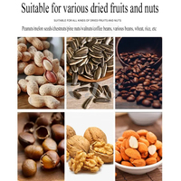 Petite machine à rôtir, châtaignes, cacahuètes, graines de melon, grains de café, noix, machine à rôtir en acier inoxydable, machine à rouler pour la cuisson