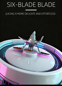 Mixeur Portable Étanche avec Poignée, <span class=keywords><strong>Batterie</strong></span> 6000 mAh, Double Mode, Tasse à Smoothie Électrique 600 ml, USB, pour <span class=keywords><strong>Camping</strong></span>, Voyage, Usage Quotidien - Product Image 6