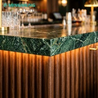 Porte-bouteilles en bois de style industriel, luxe léger, design créatif, écologique, durable, en forme de L, facile à nettoyer, pour bar commercial et cocktails
