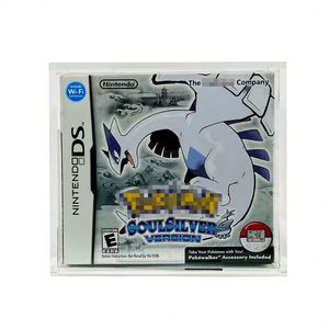 FX Premium Clear Acrylic Customizable Modern for Portable Washable <b>Display</b> Case for Pokemond HeartGold SoulSilver <b>Box</b> Polished - Product Image 2
