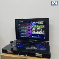 Console de jeu d'arcade portable Pandora DX 35000 avec écran 24 pouces, double joystick, machine de jeu pliable, jeu gratuit, pour comptoir de bar ou table