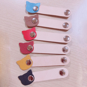 Étiquettes d'identification pour stéthoscope en cuir, porte-badge en forme de chat 1,5x7, accessoires médicaux pour médecins - Product Image 2