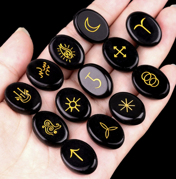 Black obsidian