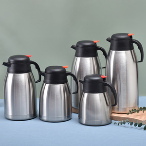 Théière isolée carafe thermo bouteille de fiole <span class=keywords><strong>à</strong></span> vide en acier inoxydable <span class=keywords><strong>à</strong></span> double paroi cafetière bouilloire <span class=keywords><strong>à</strong></span> vide - Product Image 2