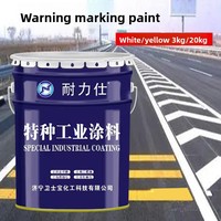 Peinture acrylique de marquage routier de haute qualité en vrac, séchage rapide, type pulvérisation à froid, revêtement liquide multicolore pour sols