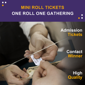 Rollos <span class=keywords><strong>de</strong></span> Boletos <span class=keywords><strong>de</strong></span> Rifa Blancos <span class=keywords><strong>de</strong></span> 2x2 Pulgadas, <span class=keywords><strong>de</strong></span> Dos Partes, 120g, Gruesos, Perforados y Numerados, con Reverso Escribible, 250 Boletos/Rollo - Product Image 5