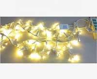 2800-3000K avec contrôleur de 8 fonctions étanche guirlandes lumineuses de Noël décoratives pour maison suspendu extérieur led rideau lumineux