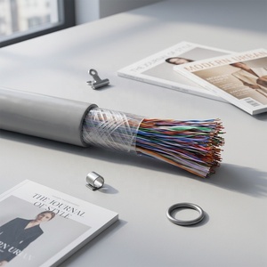 Cable Telefónico Cat3 <span class=keywords><strong>de</strong></span> 0.5 mm <span class=keywords><strong>de</strong></span> Diámetro con Código <span class=keywords><strong>de</strong></span> Color, Multipares para Interiores, 10, 15, <span class=keywords><strong>20</strong></span>, 25, 30, 50, 100, 150, 200, 300 Pares - Product Image 2