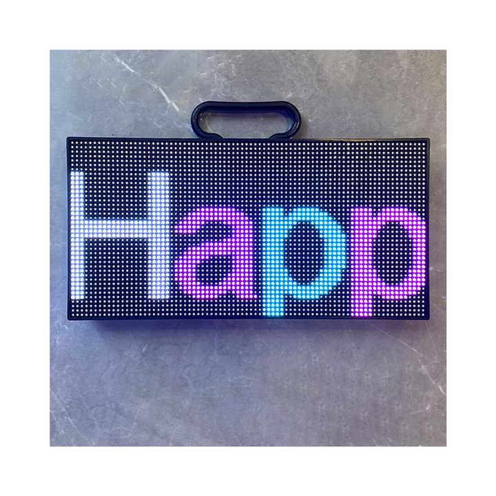 Portable Full-Color LED Signs Customized Barcode Hand Sign Advertising ...