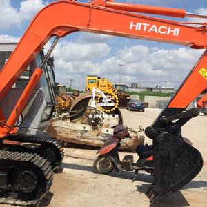 Б/у мини-экскаватор <span class=keywords><strong>Hitachi</strong></span> <span class=keywords><strong>EX60</strong></span> из Японии, двигатель, гидравлический насос, 6 тонн, объем ковша 0,23 м³, мощность 43 кВт, гидромолот - Product Image 3