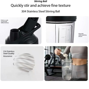 <span class=keywords><strong>Mug</strong></span> à café en plastique de haute qualité 500 ml 16 oz, tasse de voyage élégante, résistante à la chaleur, bouteille d'eau pour les sports de plein air - Product Image 3