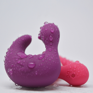 Haute qualité 11 vitesses étanche Usb doigt en forme de jouet sexuel <span class=keywords><strong>canard</strong></span> choc clitoris massage vibrateur Mini oeuf vibrant - Product Image 4