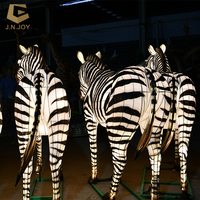 LFS-38 neue Design Zebra Laterne Gruppe LED Dekoration Tier Laterne für Festival