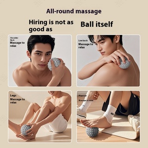 A buon mercato all'ingrosso grande 85mm Silicone Fascia palla Unisex per il rilassamento muscolare Yoga <span class=keywords><strong>Fitness</strong></span> meridiano collo spalla massaggio ai piedi - Product Image 4