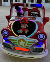 Voiture tamponneuse électrique à bulles pour enfants, style tank, pour parcs d'attractions, en structure métallique partagée