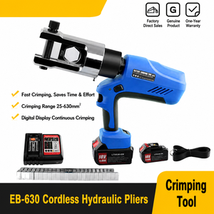 Pince hydraulique rechargeable EB-630, outils de sertissage, pince à sertir 25 mm², outils - Product Image 2