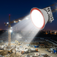Projecteur LED de Chantier Ultra Puissant 1000W 2000W 3000W, Étanche IP66, Rond, pour Extérieur, Lumière de Grue à Tour