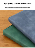 Carnet en cuir vintage multicolore, journal d'affaires rétro avec boucle magnétique, planificateur personnalisable pour le bureau