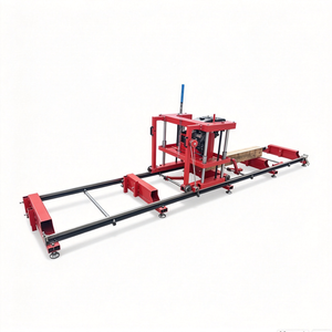 Máquina molduradora de troncos CX600 de 13 hp, accionada por gasolina, para ranurar troncos redondos, para procesamiento de madera en paredes de cabañas de madera. - Product Image 1