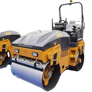 Célèbre marque XMR403 manuel rouleau compresseur capacité de 4 tonnes prix compétitif Double tambour rouleau vibrant moteur noyau composant Stock - Product Image 4