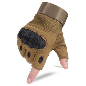 Guantes tácticos personalizados de medio dedo, para montar en moto, con carcasa dura, antideslizantes, para lucha, entrenamiento, táctico, CS - Product Image 2