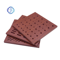 Panneaux acoustiques modernes pour plafond, en MDF perforé, en bois MGO, insonorisants, pour salles de sport, gymnases et auditoriums