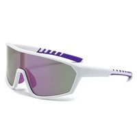 Lunettes de soleil de cyclisme et de pêche NAISHA 001 à monture large, polarisées et miroir, verres anti-lumière bleue, sangle réglable, protection UV pour activités de plein air