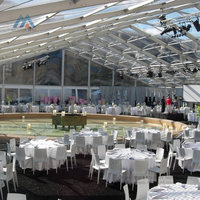 Grande tente transparente pour événements en plein air, tente de réception pour mariage, tente de réception transparente pour événements