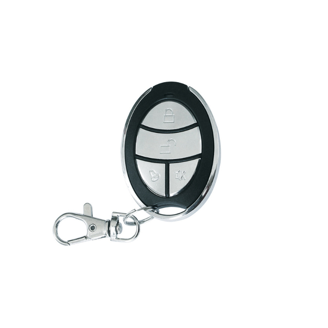 433MHz Rolling Code Wireless 4-Button Plastic Body Remote Control Keyfob for Door Gate Car Garage Dry Relay Output 100m Range