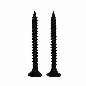 Tornillos autorroscantes para paneles de yeso Tratamiento de fosfatación de cabeza avellanada empotrada en cruz para fijación de placas de yeso Medición métrica