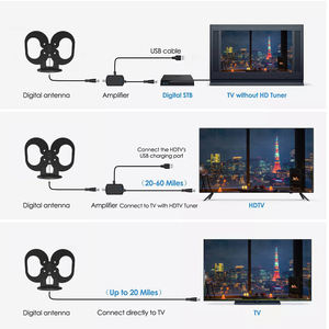 <span class=keywords><strong>Antena</strong></span> Digital Interior para Televisor Inteligente, <span class=keywords><strong>Antena</strong></span> de Largo Alcance para Televisor HD, <span class=keywords><strong>Antena</strong></span> UHF Tipo Mariposa, <span class=keywords><strong>Antena</strong></span> de <span class=keywords><strong>TV</strong></span> - Product Image 2