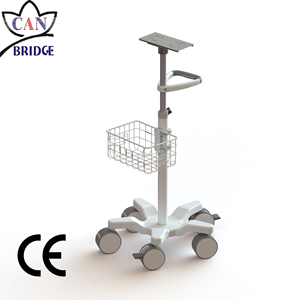 उच्च गुणवत्ता वाली चिकित्सा ट्रॉली गाड़ी ऊंचाई-समायोज्य डिजाइन अस्पताल ट्रॉली बहुक्रियाशील चिकित्सा रोगी मॉनिटर कार्ट - Product Image 1
