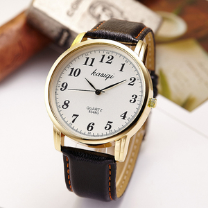 Nuevo reloj de cuarzo estilo coreano con correa de cuero genuino, reloj electrónico moderno adecuado para hombres y mujeres. - Product Image 5
